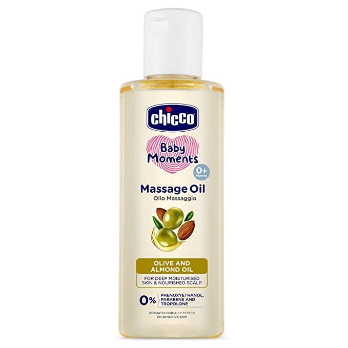 Chicco Baby Moments Massage Oil 200ml-8058664120345