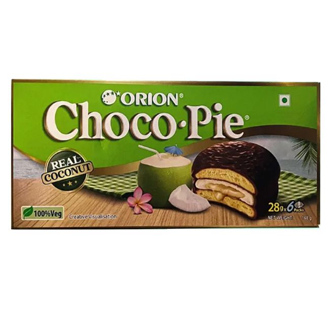 Orion Coconut Choco-Pie 6Pcs 168Gm