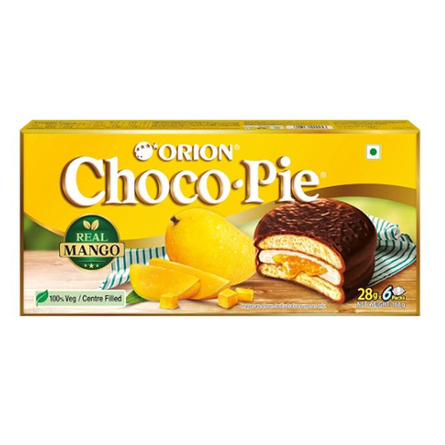 Orion Mango Choco-Pie 6Pcs 168Gm