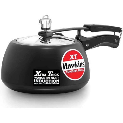 Hawkins 3Ltr.  Black Contura Pressure Cooker Induction Compatible CXT30