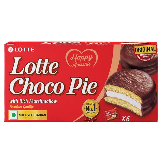 Lotte Choco Pie 6Pcs 138Gm