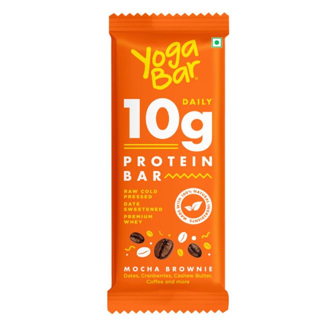 Yoga Bar 10G Protein Bar Mocha Brownie 50Gm