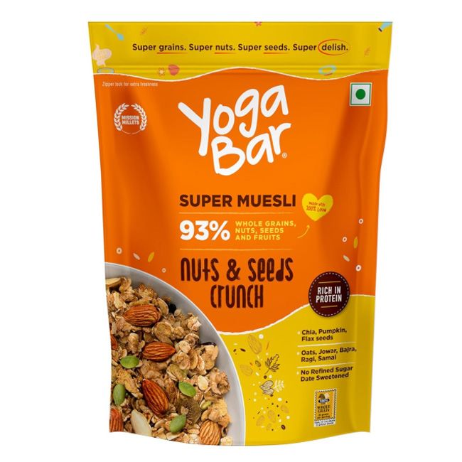 Yoga Bar Muesli Nuts And Seeds 400Gm