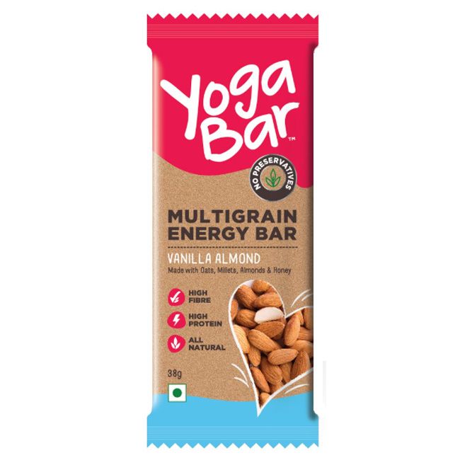 Yoga Bar Vanilla Almond Snack Bar 38Gm