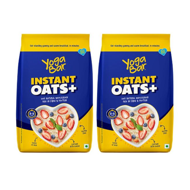 Yoga Bar Super Oats Instant Oats 400Gm(Pack Of 2)