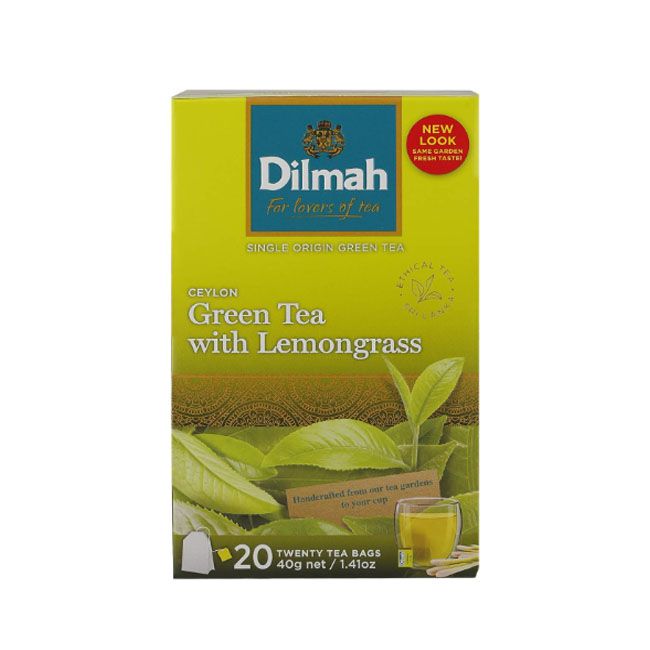 Dilmah Green Tea Lemon Grass 20Pcs