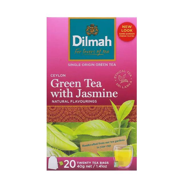 Dilmah Green Tea Jasmine 20Pcs