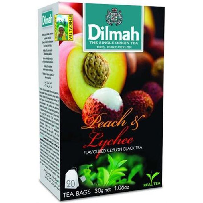 Dilmah Peach & Litchi Tea Bags 20Pcs