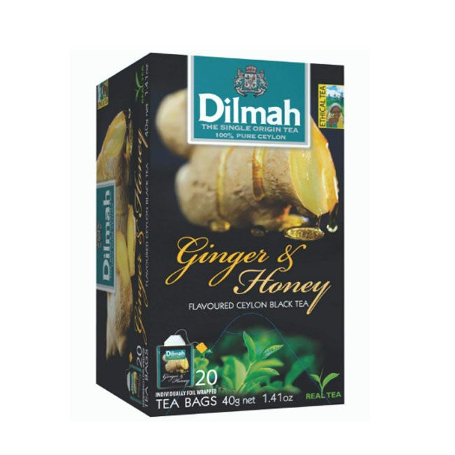 Dilmah Ginger & Honey Tea 20Pcs