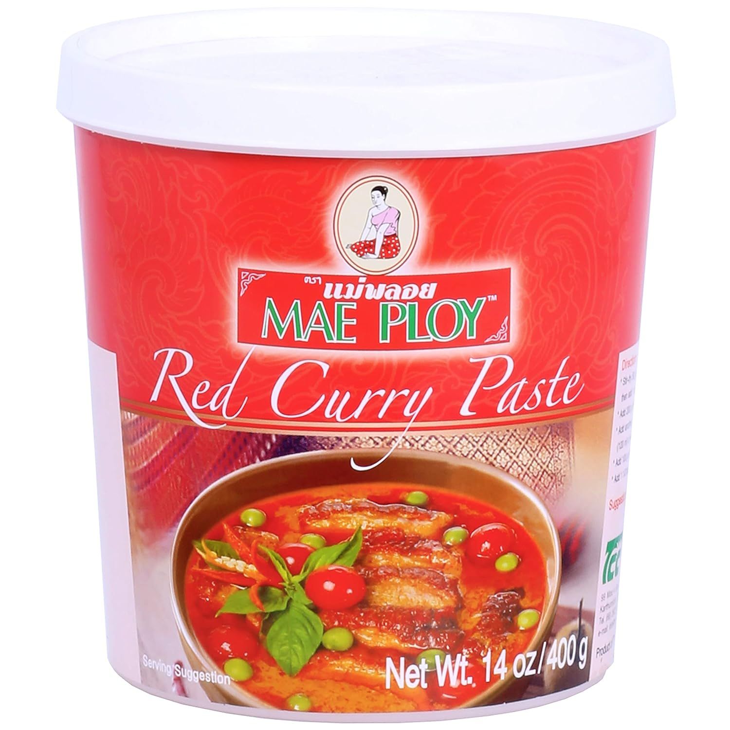 Mae Ploy Red Curry Paste 400Gm