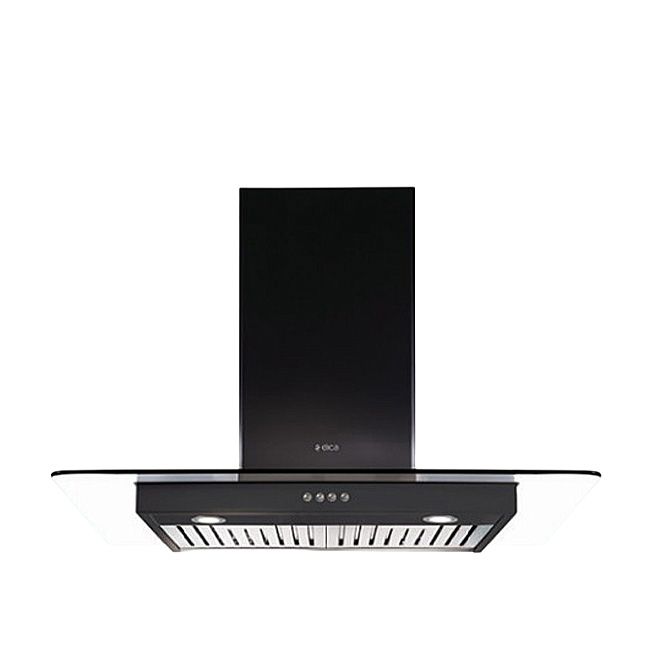 Elica 60 cm FLAT GLASS ETB PLUS  LTW 60 NERO PB LED Chimney