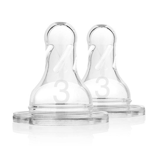 Dr. Brown's Level 3 Silicone Narrow Nipple - 2 Pcs (6-9months), 332-INTL