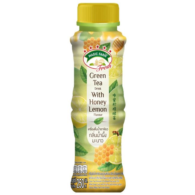 Magic Farm Green Tea with Honey and Lemon 250Ml