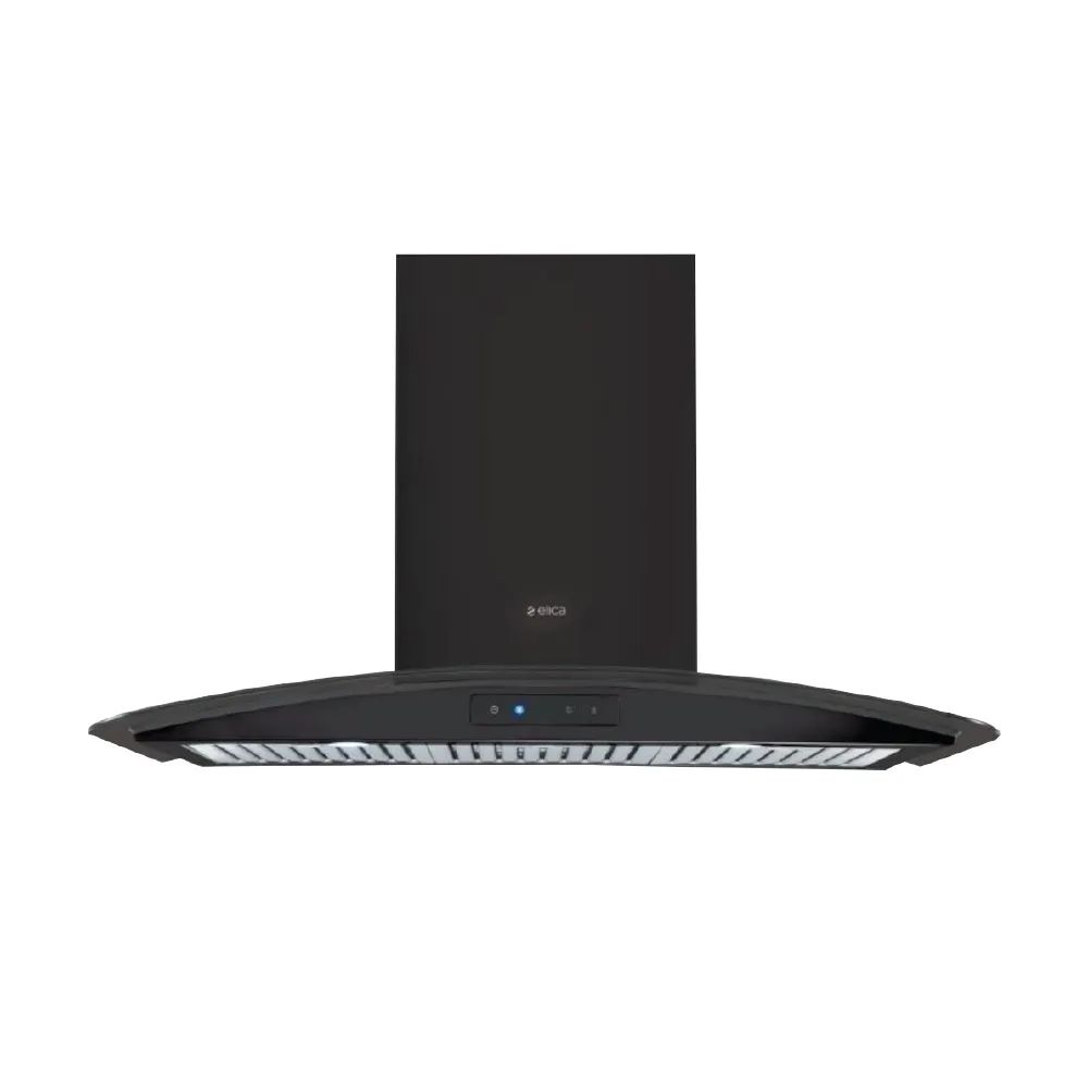 Elica 90 cm GLACE TRIM ETB PLUS LTW 903 NERO T4V LED Chimney