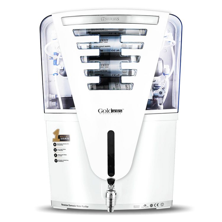 G-Series Gold Mineral RO+UV+UF+ALK Water Purifier