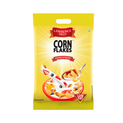 Lawerence Mills Corn-Flakes Pouch 500gm