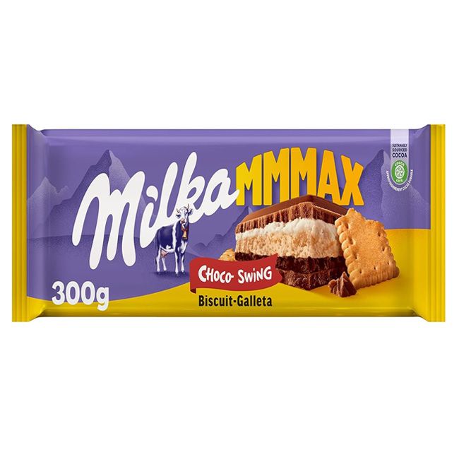 Milka Choco & Biscuit 300Gm