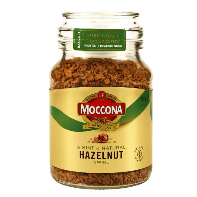 Moccona Roasted Hazelnut Coffee Jar 95Gm