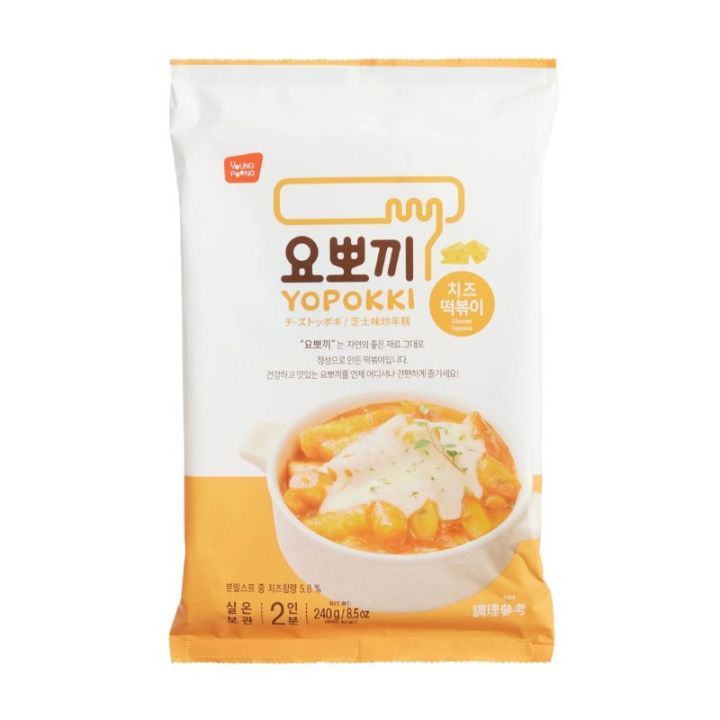 Yopokki Cheese Topokki Pouch 240Gm