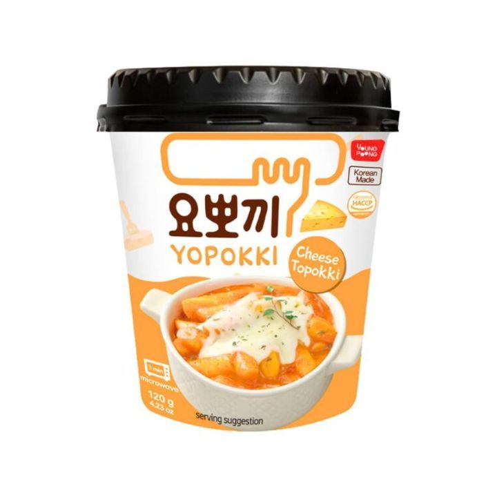 Yopokki Cheese Topokki Cup 120Gm