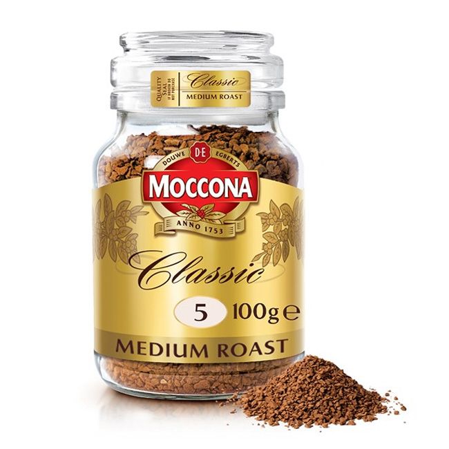 Moccona Classic Medium Roast 5 Coffee Jar 100Gm