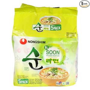 Nongshim Soon Veggie Ramen 112Gm (Pack of 5)