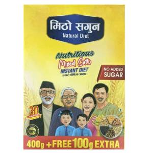 Mitho Sagun Nutritious Mix Sattu Sugar Free 400+100Gm