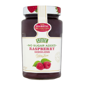 Stute No Sugar Added Raspberry Seedless Jam 430Gm