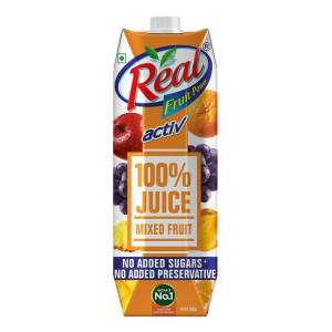 Real Active Mixed Fruit Juice 1Ltr