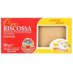 Riscossa Lasagne Pasta All' Uovo (With Egg) 500Gm