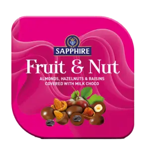 Sapphire Fruit and Nuts Chocolate Box 90Gm