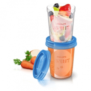 Philips Avent Refill Cups & Lids 240Ml/8oz 5X Cups SCF639/05