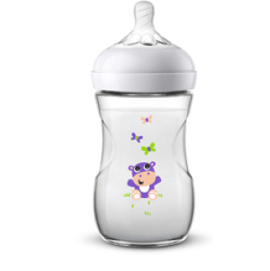 Philips Avent Natural baby bottle 260ml/9oz Single Pack 1M+ SCF627/42