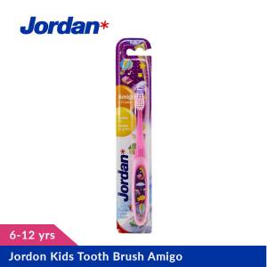 Jordan Kids Tooth Brush Amigo For 6-12yrs (Pack of 12)