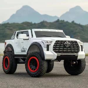 Toyota White Ride on Jeep Electric