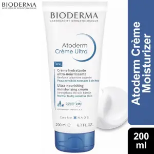 Bioderma Atoderm Crème Ultra 200Ml Ultra Nourishing Moisturiser Cream for Normal to Dry Sensitive Skin