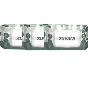 Zuvara water Wipes 80 Pulls  Pack Of 3
