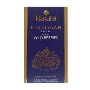 Rakura Himalayan Black Tea + Natural wild Berries 25 Teabag