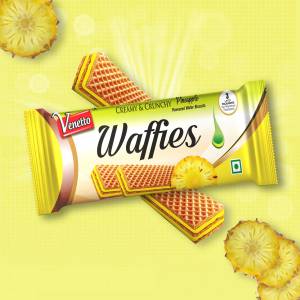 Venetto Creamy Wafer Pineapple 130Gm