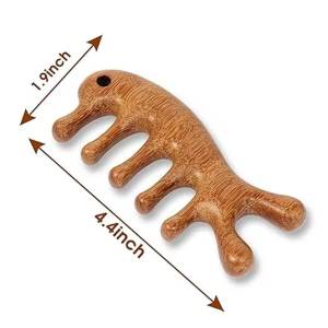 Wooden Scalp Massager Dolphin