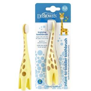 Dr. Brown's Infant-To-Toddler Toothbrush Giraffe - Yellow, HG060