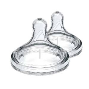 Dr. Brown's HappyPaci Silicone One-Piece Pacifier - 0-6m, Blue and Green, 2-Pack,  PS12008-INTL