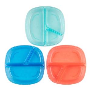 Dr. Brown’s Divided Plate - 3 pack, TF017-P2