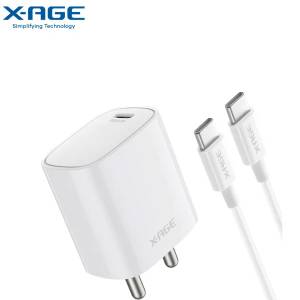 X-AGE ConvE Rapid 22.5W PD Charger with Type C-C PD Cable IPD01