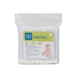Mee Mee 100% Pure Cotton Buds, 100 Pieces Pack Of 2