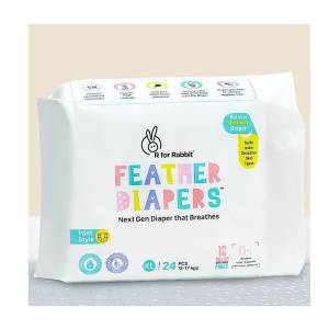 R for Rabbit Pant Style Feather Diaper -XL Size Pack of 24( 12-17 kg) , DFD4R24