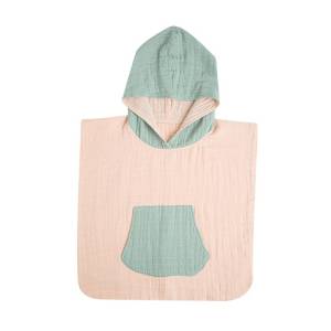 Crane baby Poncho Combo - Desert Rose & Evergreen BC-140HP-1