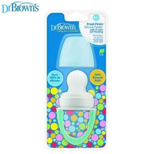 Dr. brown's Fresh Firsts Silicone Feeder, Mint- 1-Pack, TF006-P3