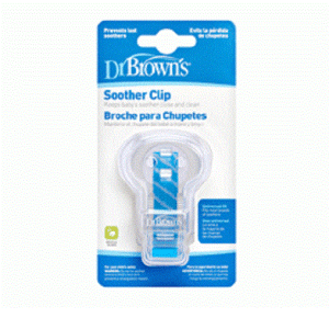 Dr Brown's Pacifier Tether/Clip Assorted Colors, 990-INTL