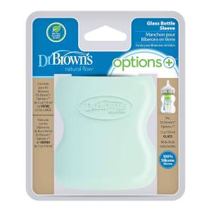 Dr Brown's 5oz Wide-Neck Glass Bottle Sleeve - Mint, AC083